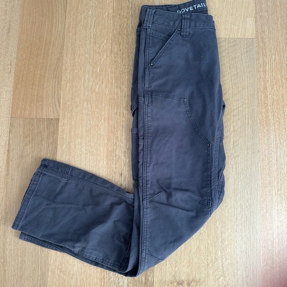 Women's Gray Cargo Pants - Picture 2 of 5